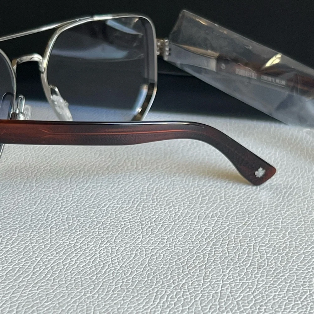 DSQUARED2 Men’s Grey Square Sunglasses 58-17-140 NEW!!!